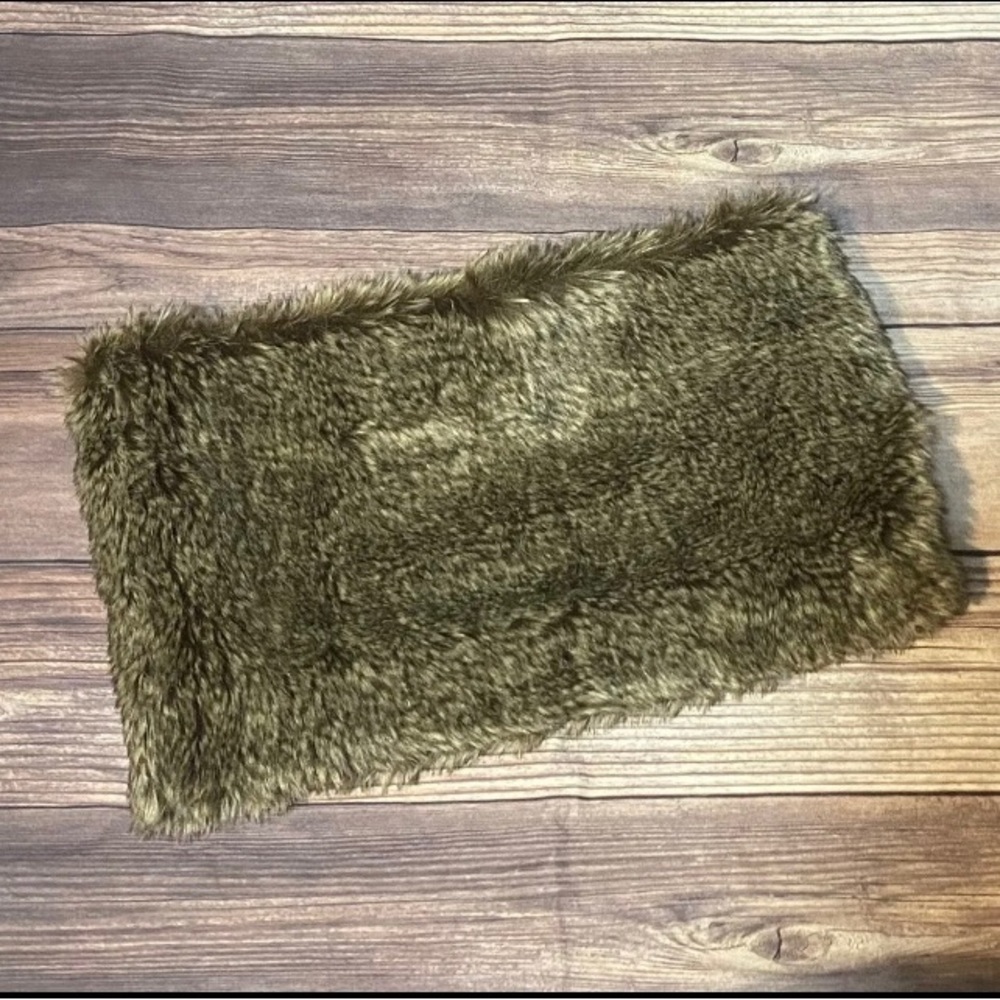 Madewell Faux Fur Scarf Snood 2010 Holiday Collection Brown Cowl
